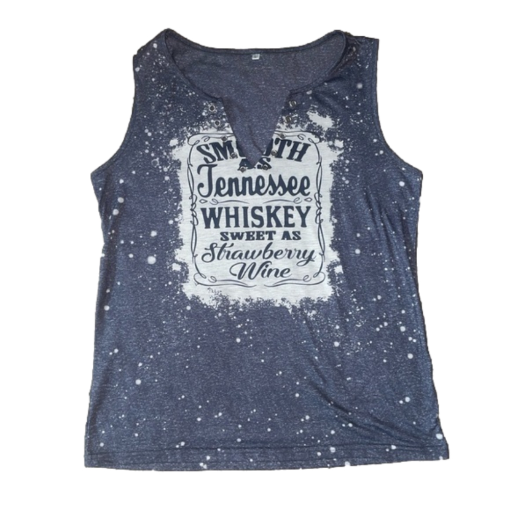 Tennessee Whiskey Chris Stapleton womens V-neck tank top large